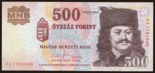500 forint, 2008