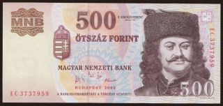 500 forint, 2005