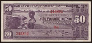50 dong, 1956