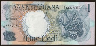 1 cedi, 1971