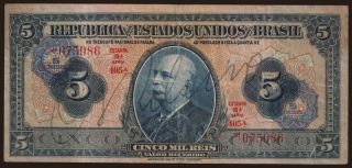 5 mil reis/ 5 cruzeiros, 1942