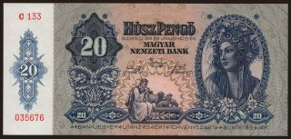 20 pengő, 1941