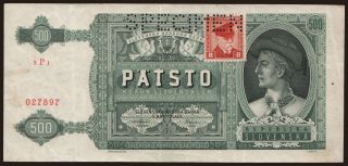 500 Ks, 1941(45)
