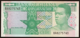 1 cedi, 1982