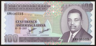 100 francs, 2007