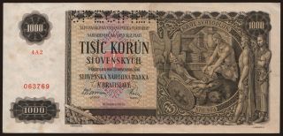1000 Ks, 1940