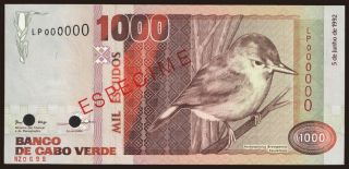 1000 escudos, 1992, SPECIMEN
