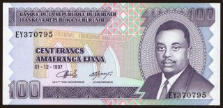 100 francs, 1997