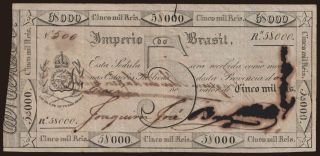 5 mil reis, 1833