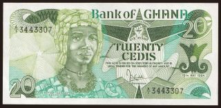 20 cedis, 1984