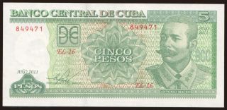 5 pesos, 2011