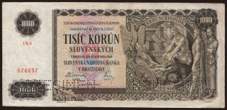 1000 Ks, 1940