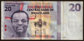20 emalangeni, 2010