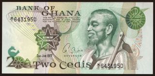 2 cedis, 1977