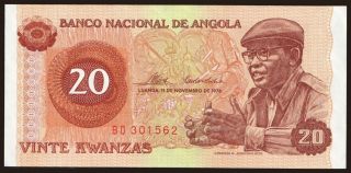 20 kwanzas, 1976