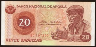20 kwanzas, 1976