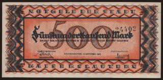 Kaiserslautern/ Stadt, 500.000 Mark, 1923