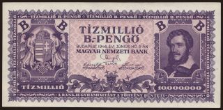 10.000.000 B-pengő, 1946
