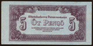 5 pengő, 1944