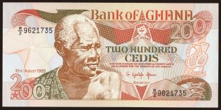 200 cedis, 1993