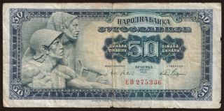 50 dinara, 1965