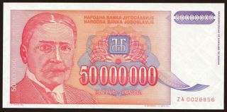 50.000.000 dinara, 1993