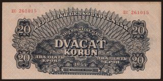 20 korun, 1944