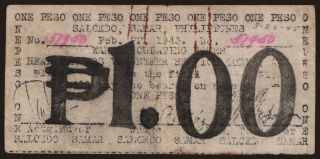 Samar/ Salcedo, 1 peso, 1943