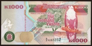 1000 kwacha, 1992