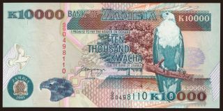 10.000 kwacha, 2001