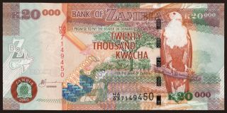 20.000 kwacha, 2003