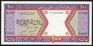 100 ouguiya, 1989