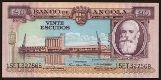 20 escudos, 1956