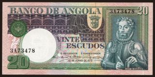 20 escudos, 1973