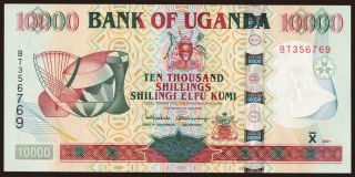10.000 shillings, 2001