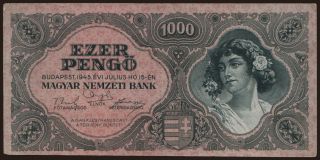 1000 pengő, 1945