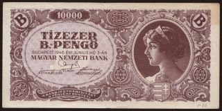 10.000 B-pengő, 1946