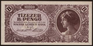 10.000 B-pengő, 1946