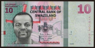10 emalangeni, 2015
