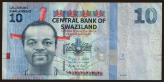 10 emalangeni, 2010