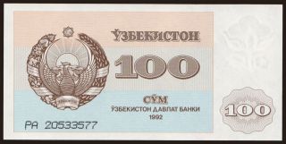 100 sum, 1992