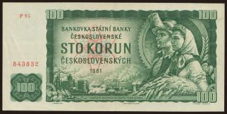 100 korun, 1961