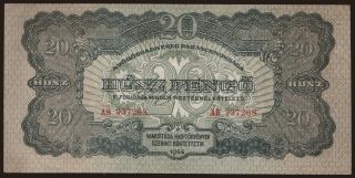20 pengő, 1944
