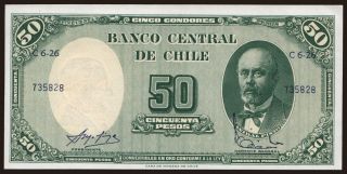 50 pesos/ 5 centesimos, 1960