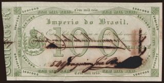 100 mil reis, 1833