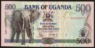 500 shillings, 1996