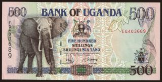 500 shillings, 1996