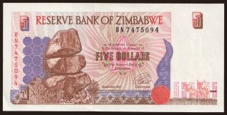 5 dollars, 1997