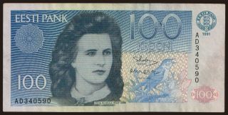 100 krooni, 1991