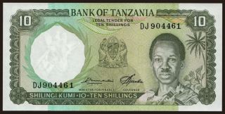 10 shillings, 1966